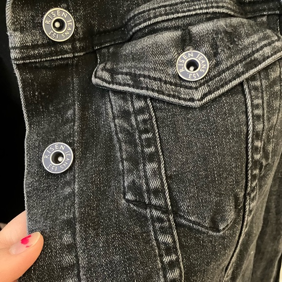 Howdy Honey RISEN Fringe Cropped Denim Jacket Coachella Stagecoach - Picture 5 of 7